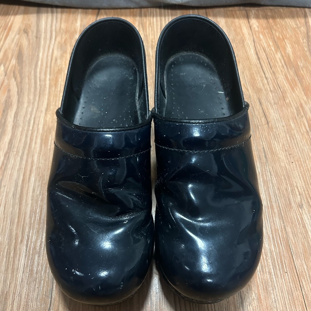 Navy Dansko Clogs